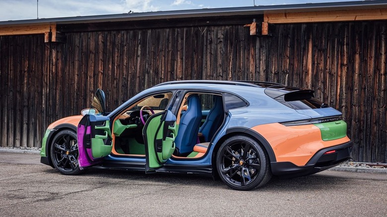 Porsche Taycan art car