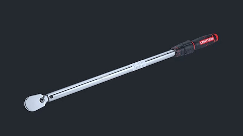 Craftsman Torque Wrench against black backdrop