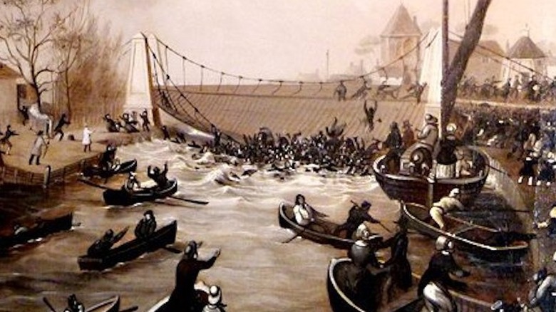 yarmouth suspension bridge collapse painting