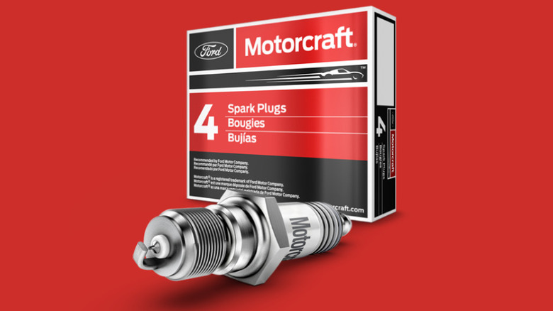 Motorcraft spark plug with box
