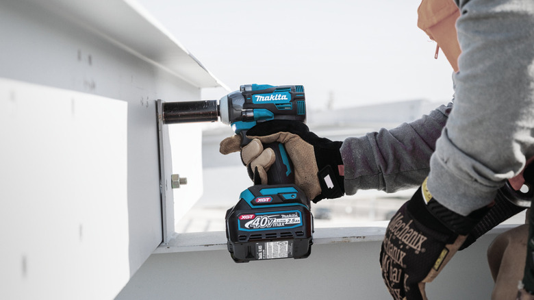 Makita impact driver with 40V Max XGT battery pack
