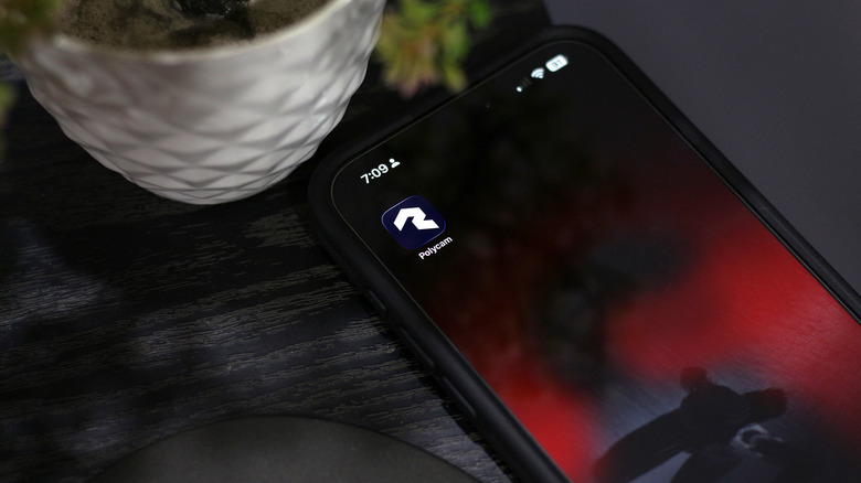 Polycam app installed on an iPhone