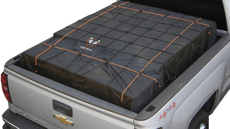 cargo net in truck bed