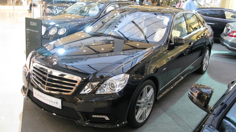 E-Class on display 