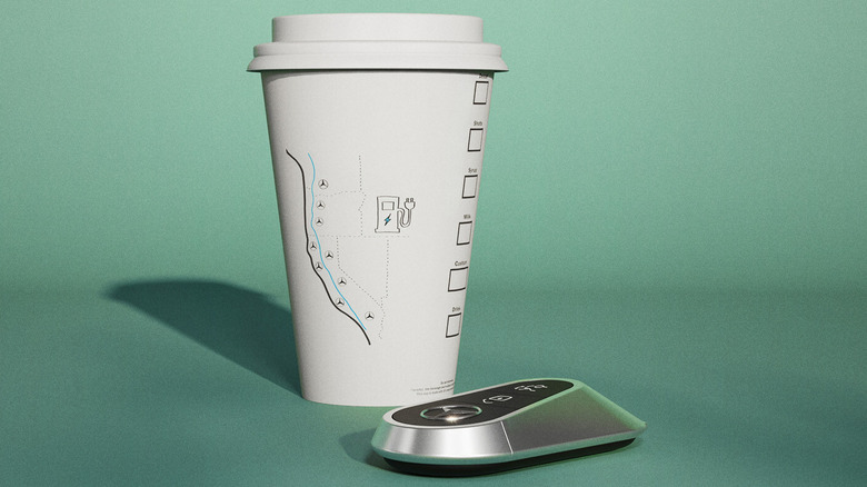 Illustration of Mercedes-Starbucks deal