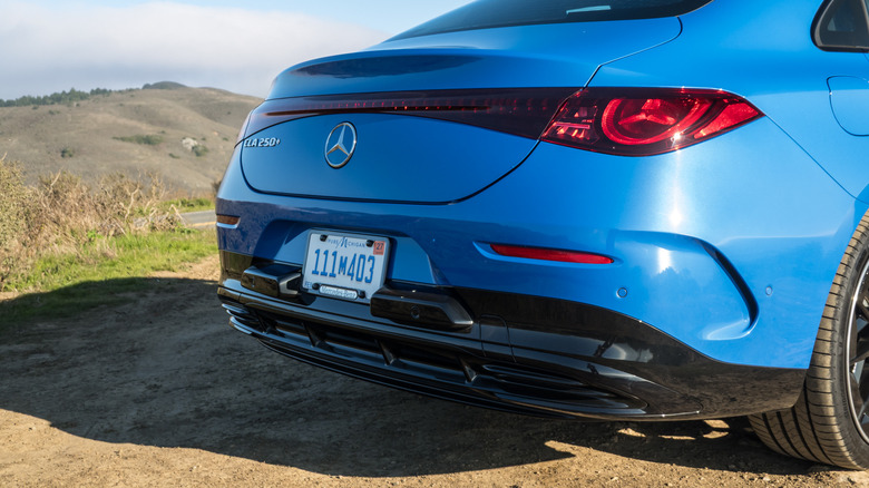 2026 CLA rear end in Marin headlands