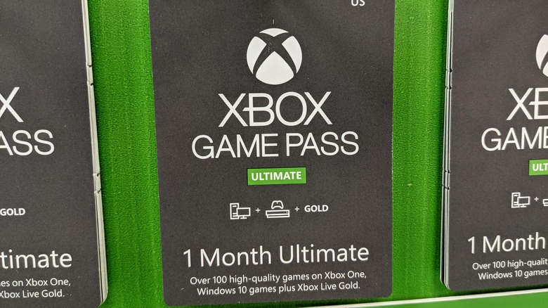 Xbox Game Pass Ultimate card