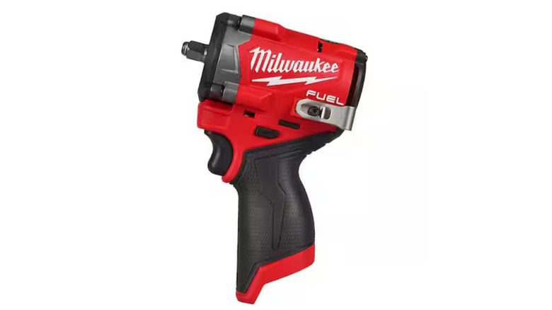 The M12 FUEL 12V Lithium-Ion Brushless Cordless Stubby 3/8 in. Impact Wrench