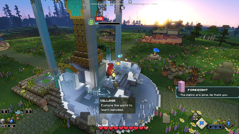 Minecraft Legends gameplay