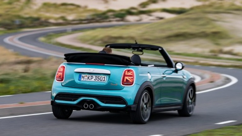 MINI convertible driving