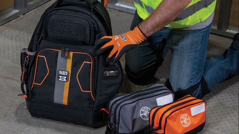 Klein tool bag backpack and pouch