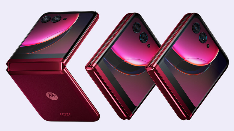 Motorola Razr plus 2023 magenta