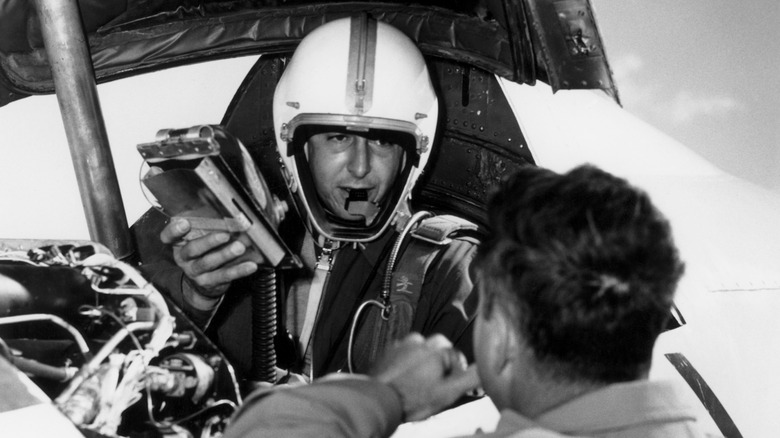 Scott Crossfield after NASA Skyrocket flight