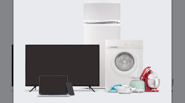 A wide range of home appliances