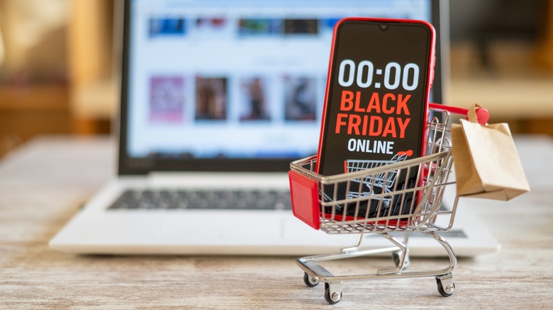 black friday deals online shopping cart