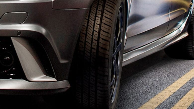 A screenshot from the Vercelli Tires website showing their logo at the center.