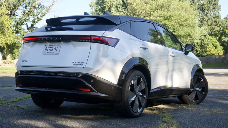 2025 Nissan Ariya 3/4 rear shot