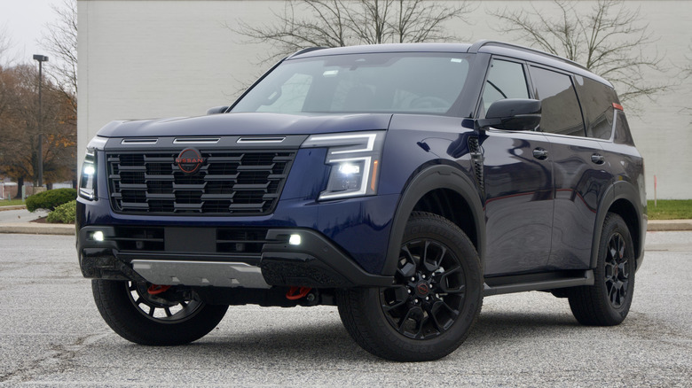 2026 Nissan Armada Pro-4X front 3/4 view