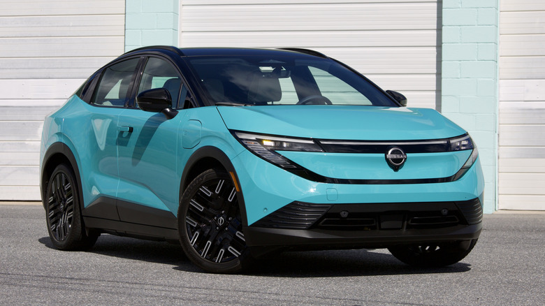 2026 Nissan Leaf front 3/4 view