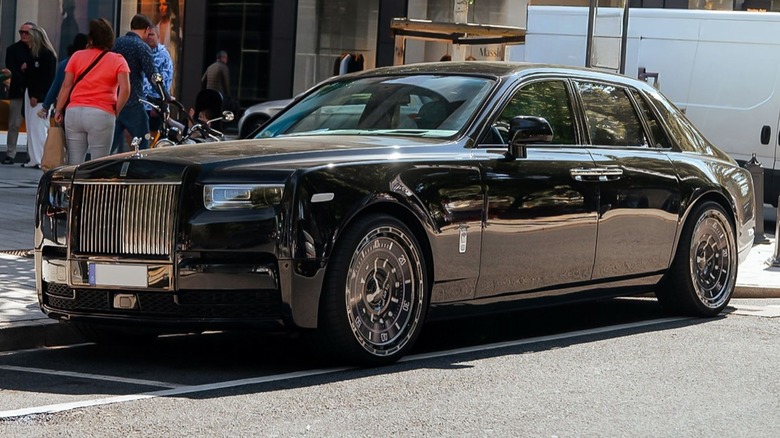 Rolls-Royce with a Rolex wheel.