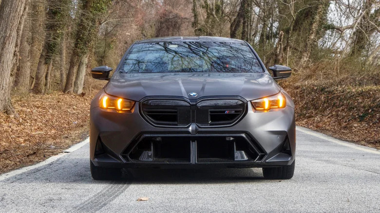 2025 BMW M5 on the road