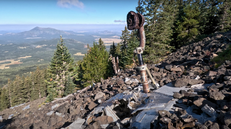 Crash site near Humphreys Peak