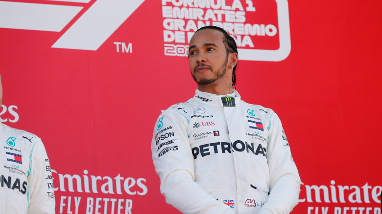 Mercedes driver Lewis Hamilton