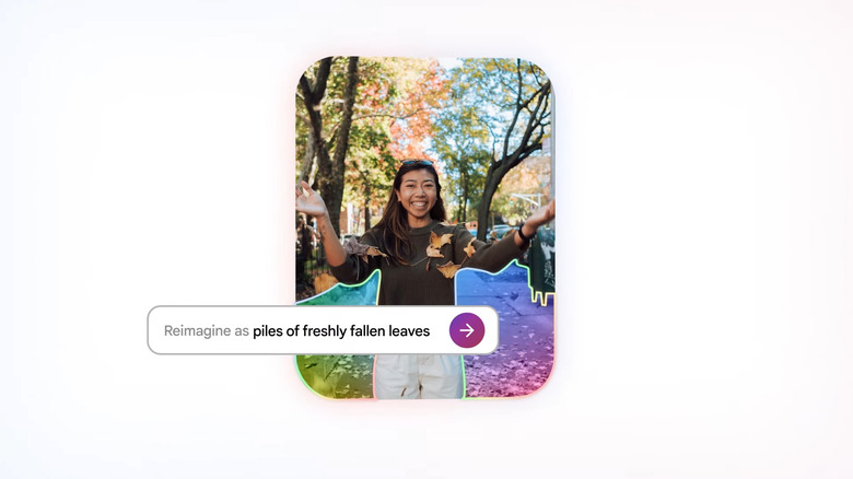 Google Photo's Reimage feature in action.