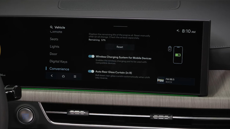 Wireless charging option enabled in Hyundai car