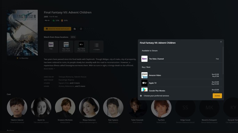 Plex Discover interface