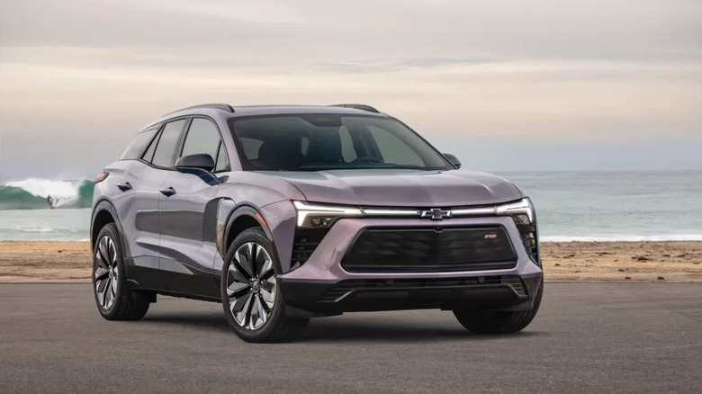 2025 Chevrolet Blazer EV at the beach