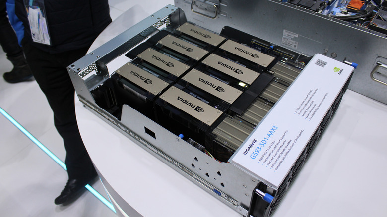 Server with NVIDIA H200 chips