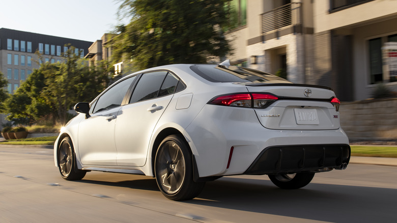 2023 Toyota Corolla street driving