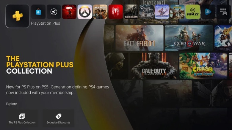 The PlayStation 5 dashboard and UI