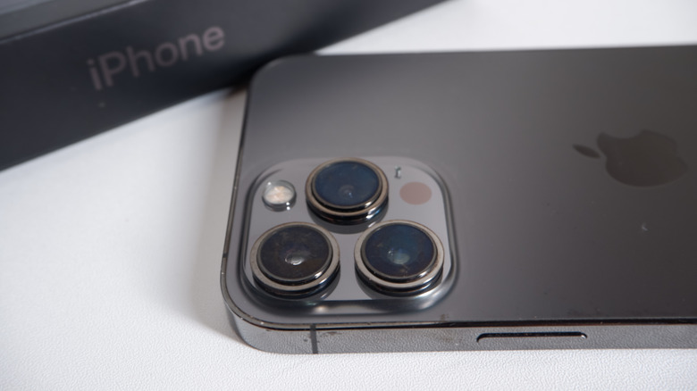 iPhone with slight wear on back