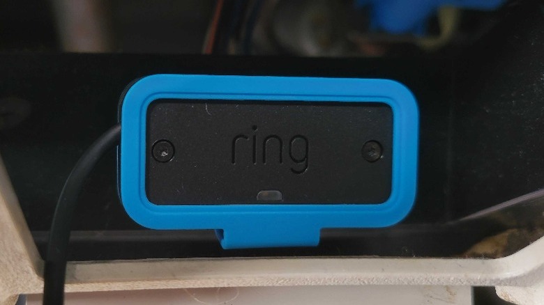 The Ring Car Cam adapter in an OBD II port