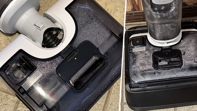 Roborock F25 RT with its Roborock floor cleaning solution