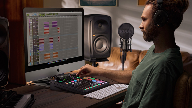 RODECaster Pro II in use