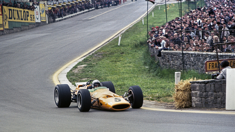 McLaren-Ford F1 car at a Grand Prix