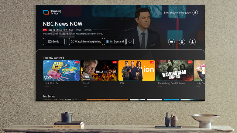 Samsung TV in living room