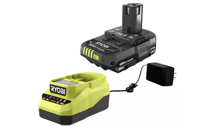 Ryobi battery and charger