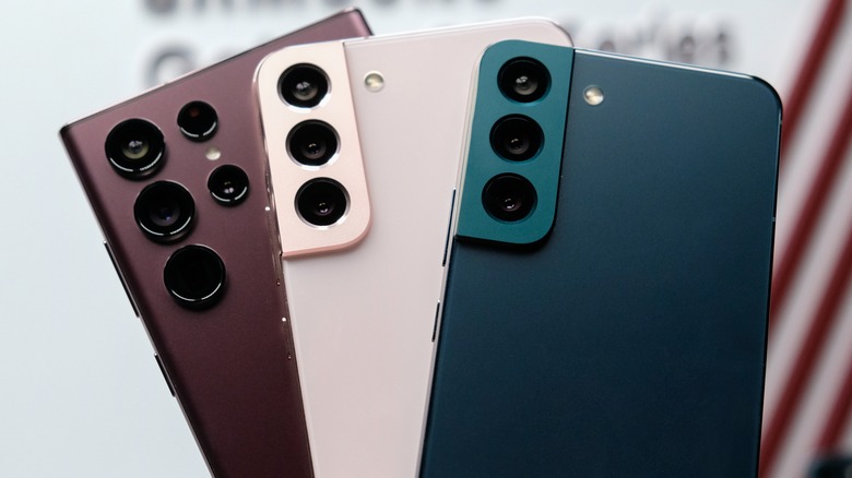 Samsung Galaxy S22 series smartphones