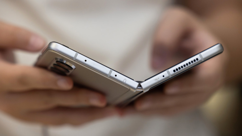 Samsung Galaxy Z Fold 3 in hands