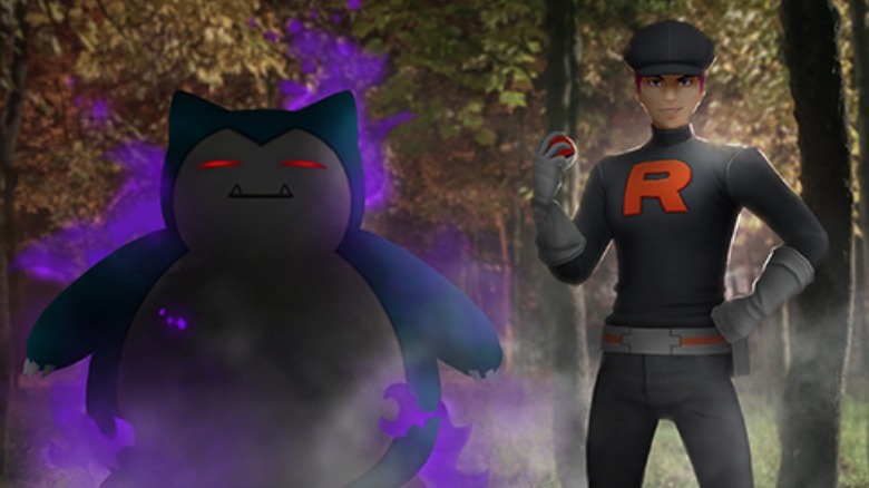 pokemon go team go rocket grunt shadow snorlax