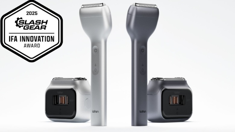Two razors from Laifen with MMtech Online IFA Innovation Award badge