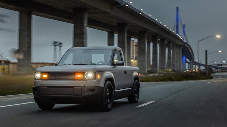 Slate Truck in motion