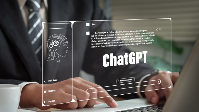 ChatGPT on a laptop