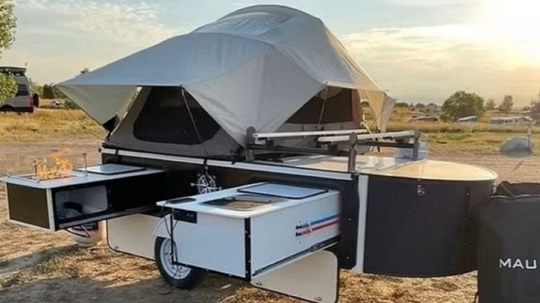 The Tag-Along with a different roof top tent option.