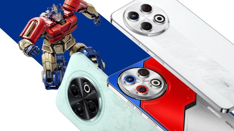 TECNO SPARK 30 TRANSFORMERS Edition smartphones.