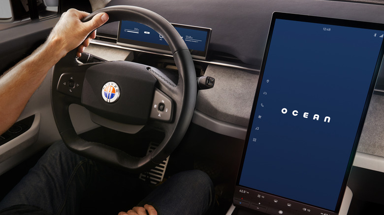 Fisker Ocean car interior